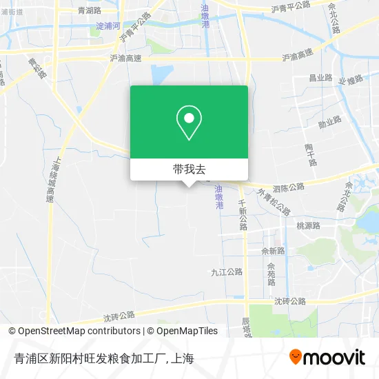 青浦区新阳村旺发粮食加工厂地图