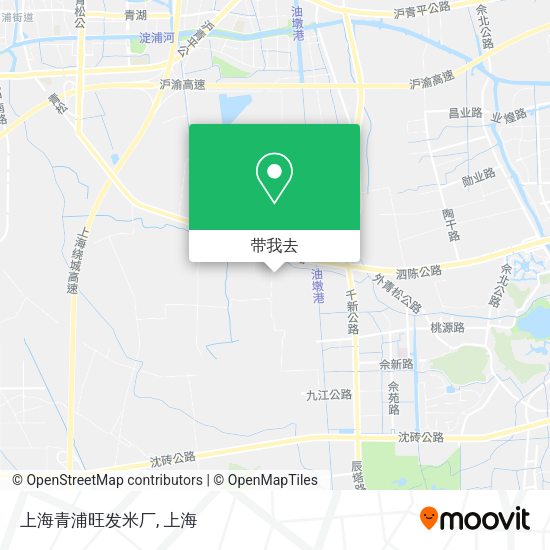 上海青浦旺发米厂地图