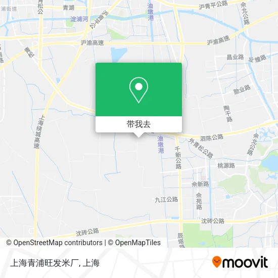 上海青浦旺发米厂地图