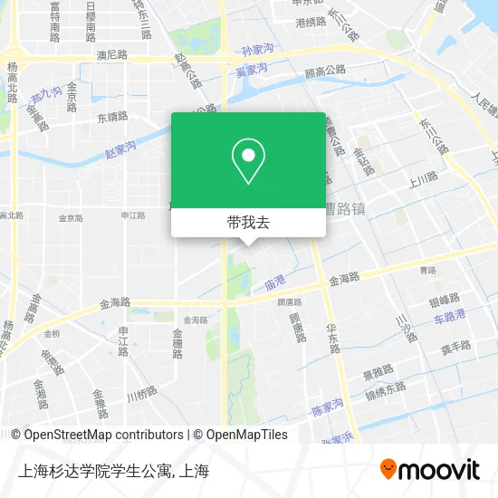 上海杉达学院学生公寓地图