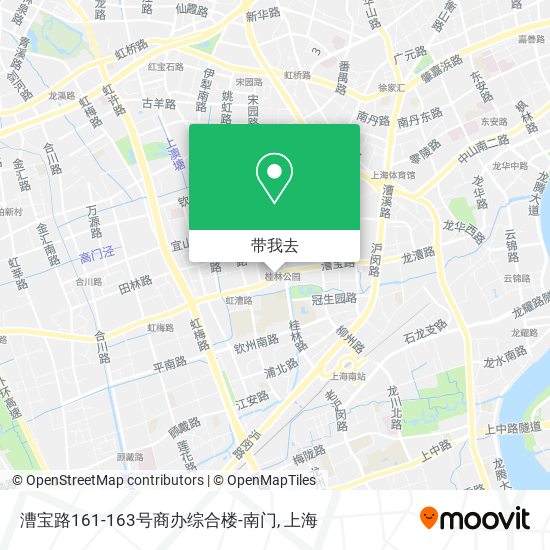 漕宝路161-163号商办综合楼-南门地图