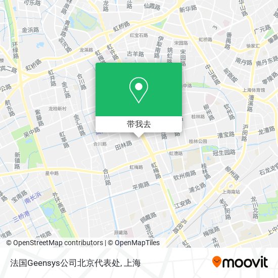 法国Geensys公司北京代表处地图