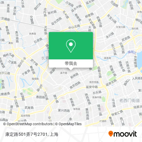 康定路501弄7号2701地图