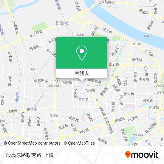 殷高东路政芳路地图