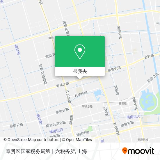 奉贤区国家税务局第十六税务所地图