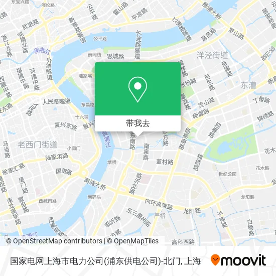 国家电网上海市电力公司(浦东供电公司)-北门地图