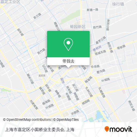 上海市嘉定区小囡桥业主委员会地图