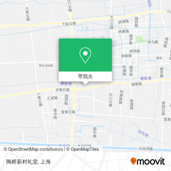 陶桥新村礼堂地图