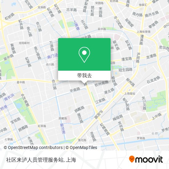 社区来泸人员管理服务站地图