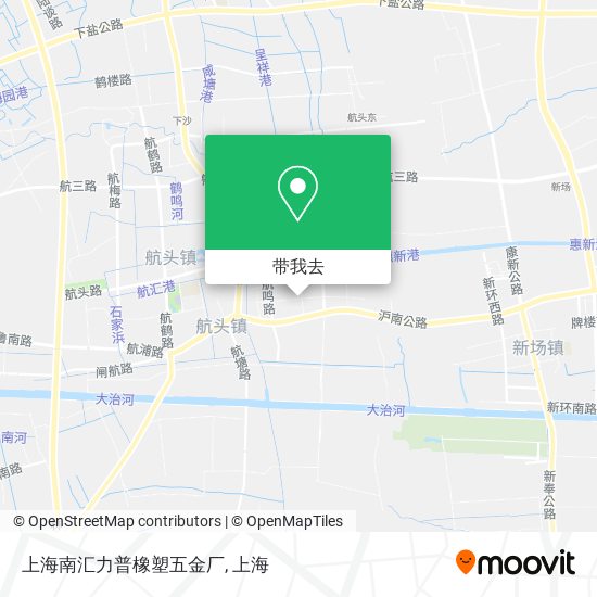 上海南汇力普橡塑五金厂地图