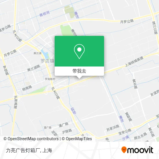 力亮广告灯箱厂地图