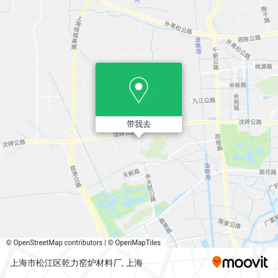上海市松江区乾力窑炉材料厂地图