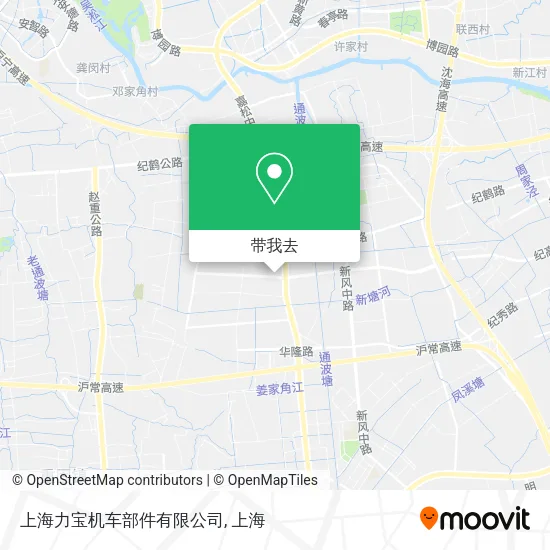 上海力宝机车部件有限公司地图
