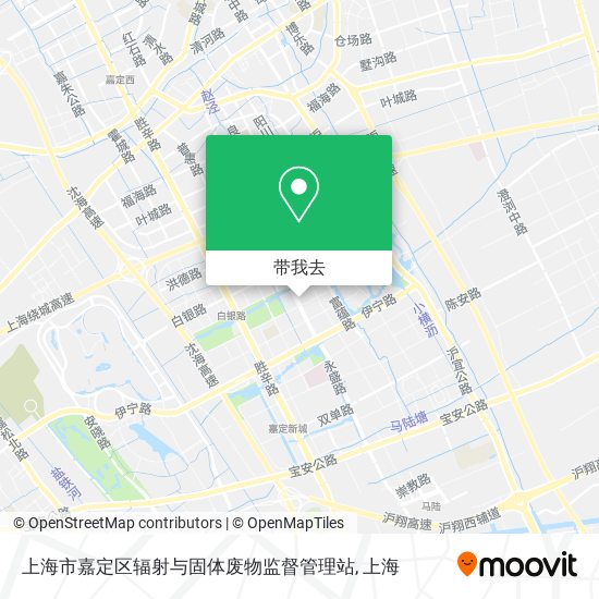 上海市嘉定区辐射与固体废物监督管理站地图
