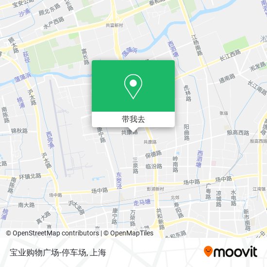 宝业购物广场-停车场地图
