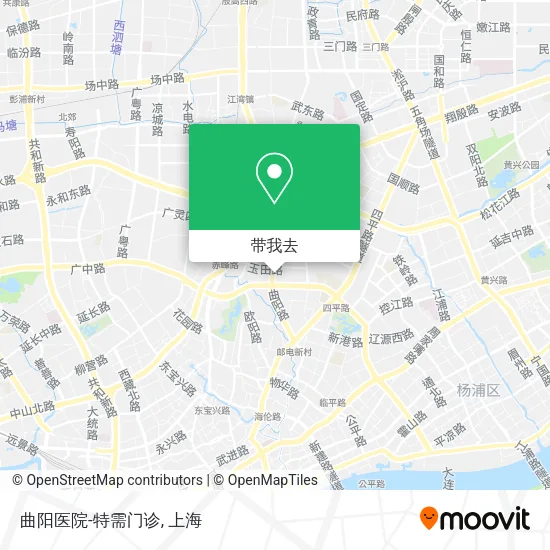 曲阳医院-特需门诊地图