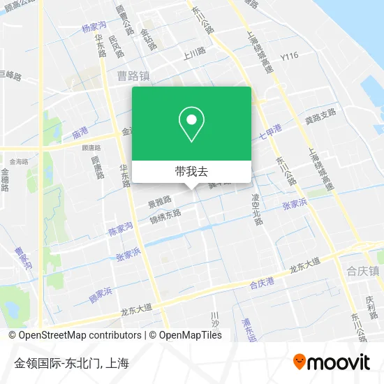 金领国际-东北门地图