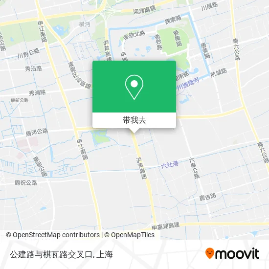 公建路与棋瓦路交叉口地图