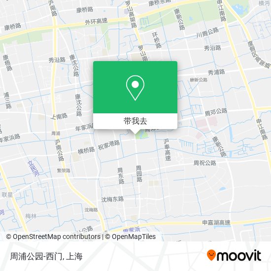 周浦公园-西门地图