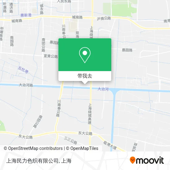 上海民力色织有限公司地图