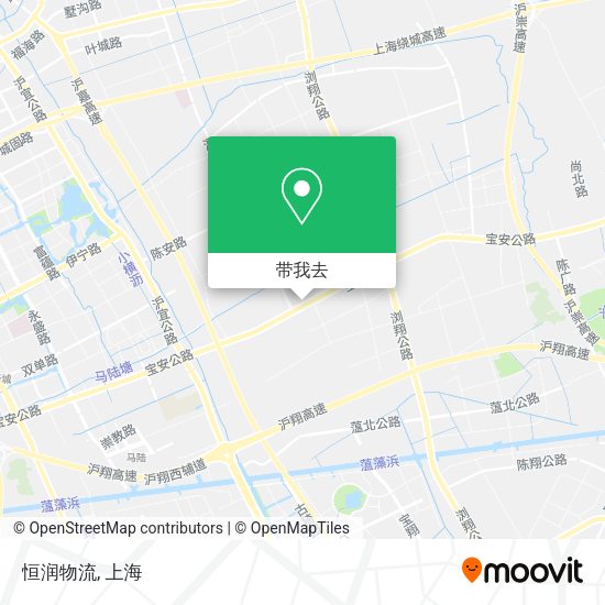 恒润物流地图