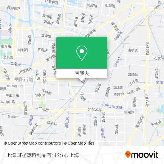 上海四冠塑料制品有限公司地图