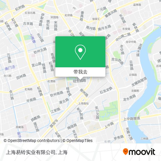 上海易铃实业有限公司地图
