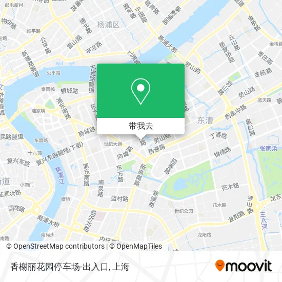 香榭丽花园停车场-出入口地图