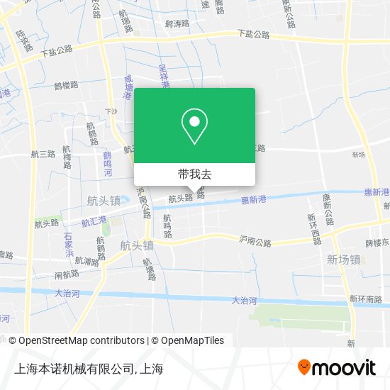 上海本诺机械有限公司地图