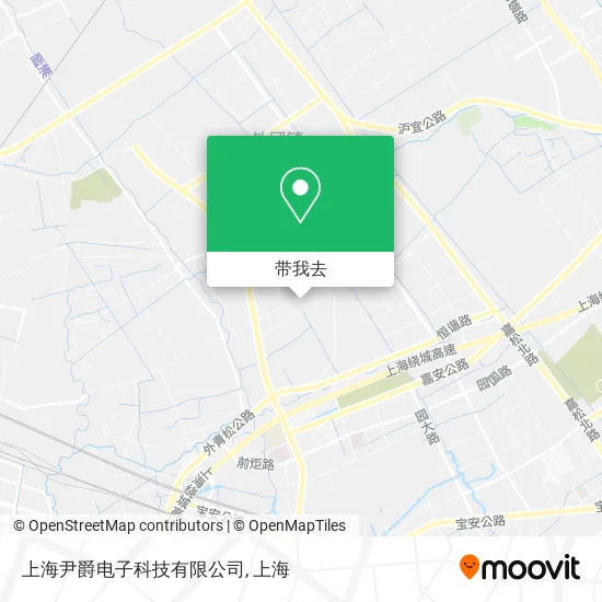 上海尹爵电子科技有限公司地图