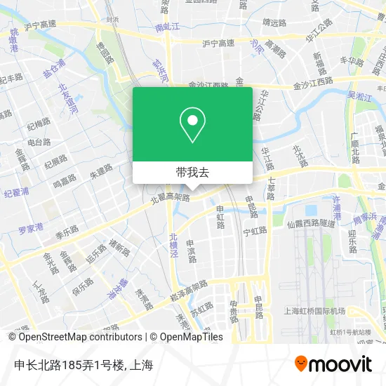 申长北路185弄1号楼地图