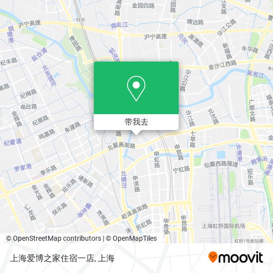 上海爱博之家住宿一店地图