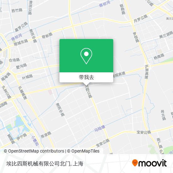 埃比四斯机械有限公司北门地图