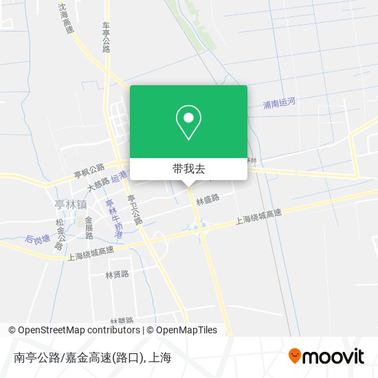 南亭公路/嘉金高速(路口)地图