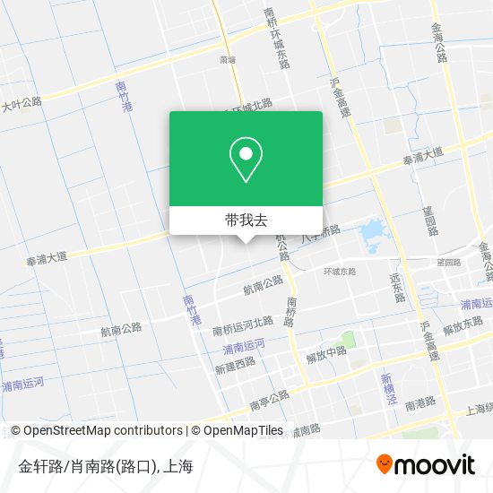 金轩路/肖南路(路口)地图