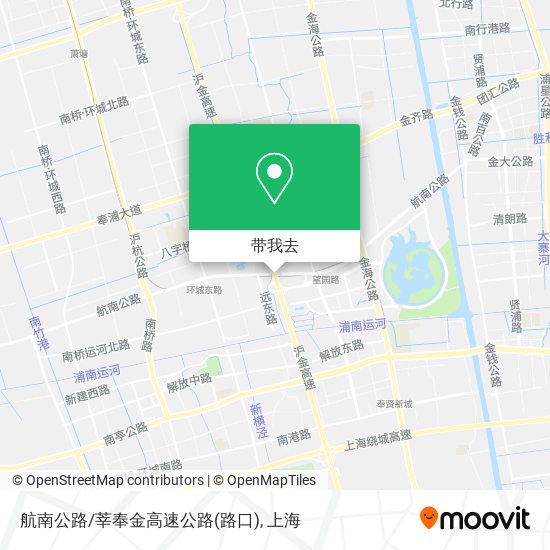 航南公路/莘奉金高速公路(路口)地图