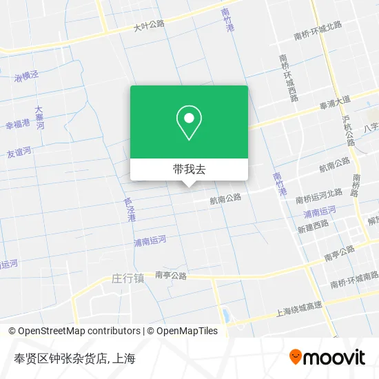 奉贤区钟张杂货店地图