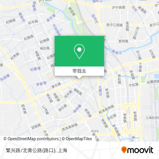 繁兴路/北青公路(路口)地图