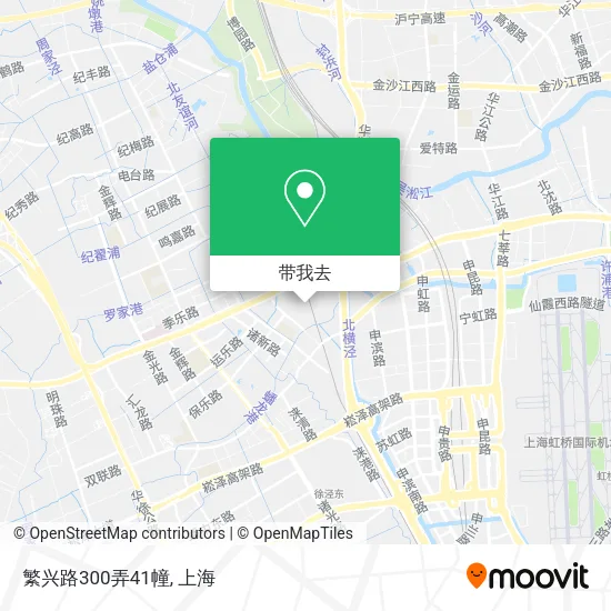 繁兴路300弄41幢地图