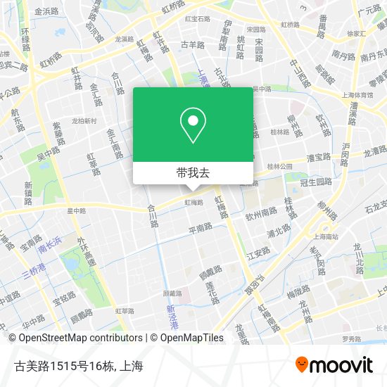 古美路1515号16栋地图