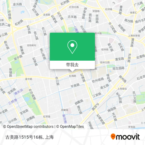 古美路1515号16栋地图