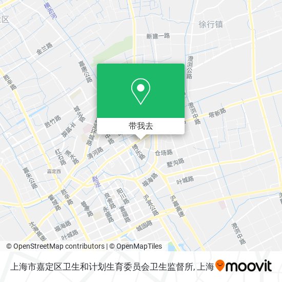 上海市嘉定区卫生和计划生育委员会卫生监督所地图