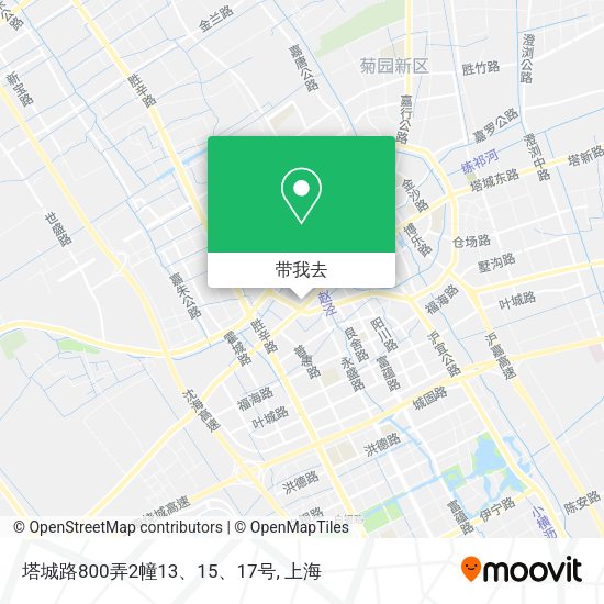塔城路800弄2幢13、15、17号地图