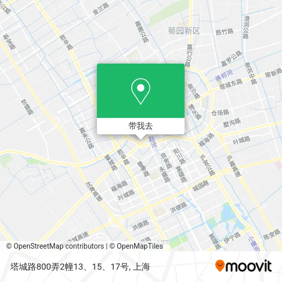 塔城路800弄2幢13、15、17号地图