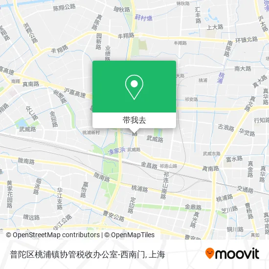 普陀区桃浦镇协管税收办公室-西南门地图