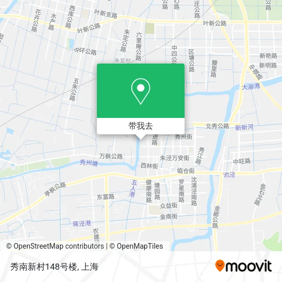 秀南新村148号楼地图