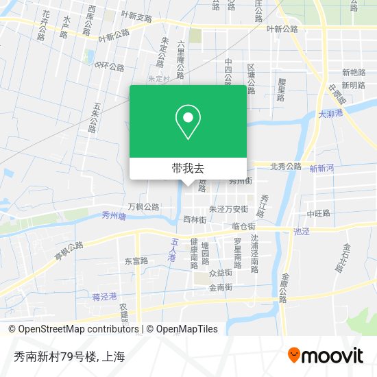 秀南新村79号楼地图