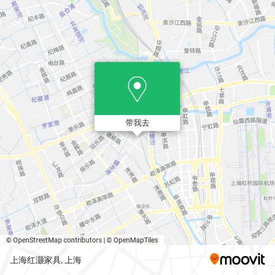 上海红灏家具地图