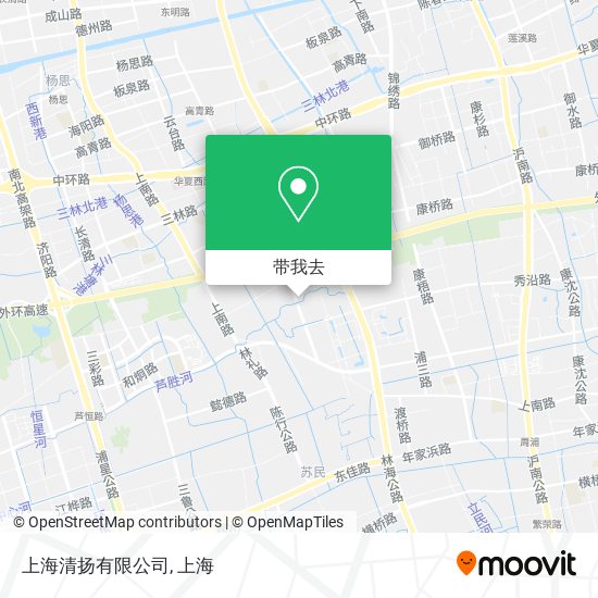 上海清扬有限公司地图
