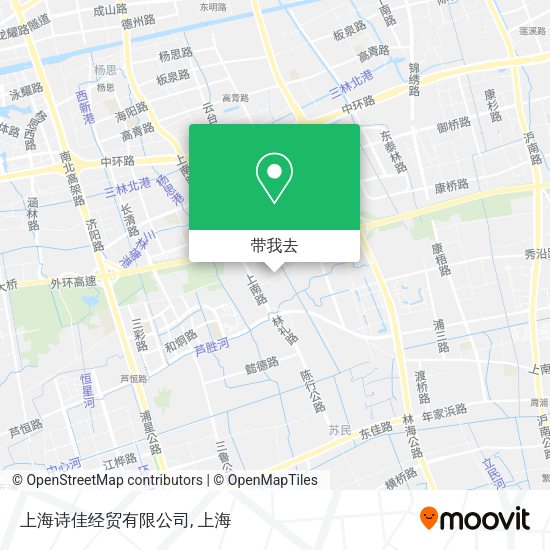 上海诗佳经贸有限公司地图